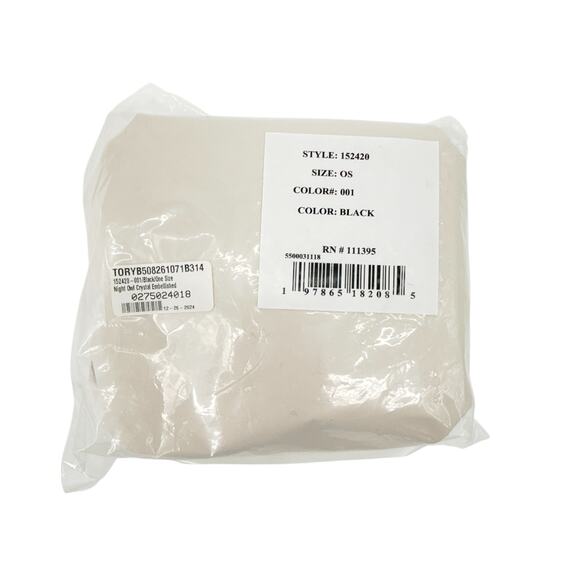 TORY BURCH Night Owl Crystal Embellished Mini Tote in Black - Picture 8 of 8